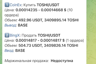 telegram bot for your needs