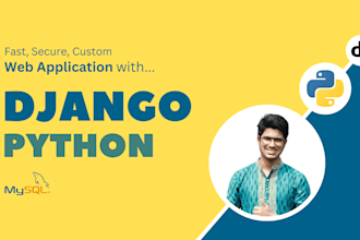 develop custom python django web applications, websites
