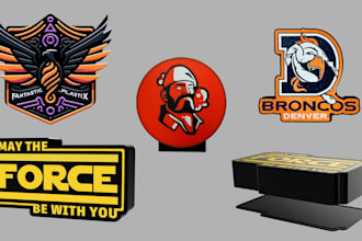 design 3d lightbox, 3d logo, keychain 3d text, coaster for printing 3mf, stl