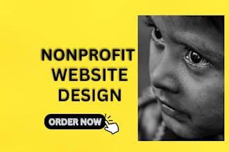 design nonprofit ngo charity donation website