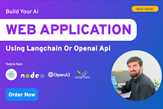 build ai web applications using langchain or openai api