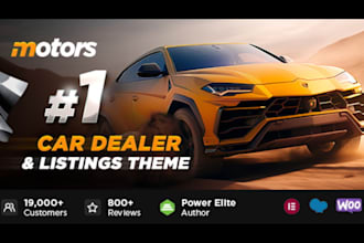 design high converting car dealership landing page  and car repair