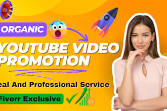 do organic youtube promotion of your video to gain views