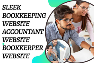 design bookkeeping website finance accounting website tax service website