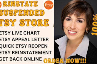 do etsy reopen, etsy reinstatement poa appeal unlock suspended etsy live chat