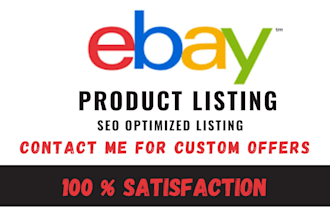 do ebay listing, ebay product listing, ebay lister