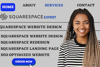 squarespace website design squarespace redesign  squarespace landing page