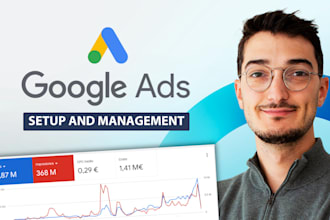 setup, manage and optimise your google ads campaigns and advertising