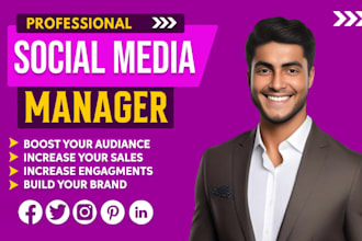 be your social media manager and content creator