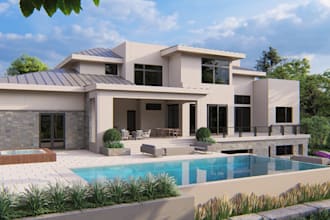 design building exterior in 3ds max, remodel interior house, renovate apartment