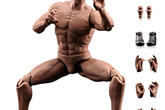 create articulated action figs, anime figs, newyear figure,stl file for printing