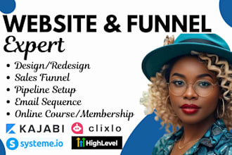 clixlo migrate, gohighlevel website, kajabi, systeme io sales funnel expert