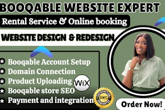 setup booqable rental website design online booking marquee booqable rentals SEO