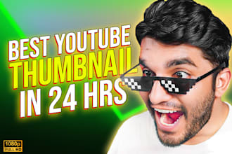 design the best youtube thumbnail in 24 hours