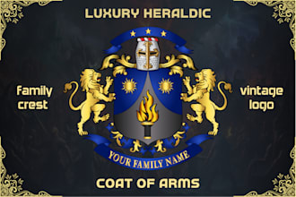 do regal heraldic and family crest logo