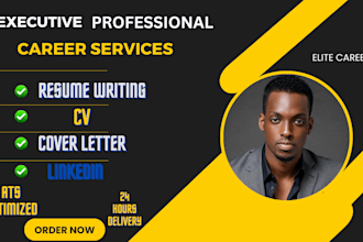 offer professional job winning resume, cv, cover letter, linkedin and job search