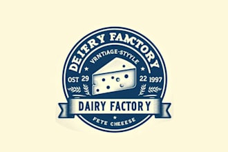 make strange suitable dairy farm logo