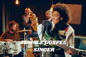 be your female gospel singer, songwriter, christian worship song, music producer