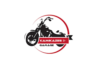 make heritage excellent motor cycle garage logo