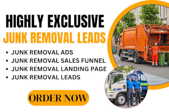 generate junk removal leads waste leads debris removal ads junk removal website
