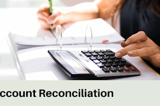 do bank reconciliations and account reconciliations