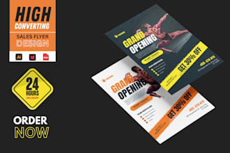 design any promotional flyer, brochure, poster in canva, indesign or illustrator