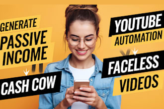 setup youtube automation channel business for you and create faceless videos