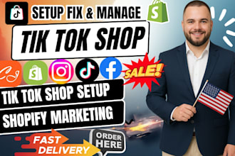 setup 30k profit tik tok shop, facebook ig shop tiktok shopify etsy dropshipping