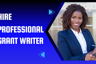 write a business plan or grant application for your research, project proposal