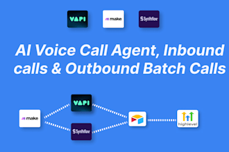 build automated ai voice calling agents with vapi ai synthflow bland ai and make