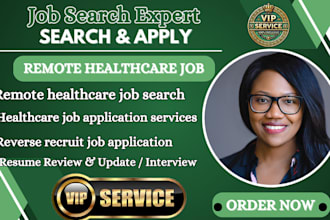 search and apply USA remote healthcare jobs reverse recruiter job applications