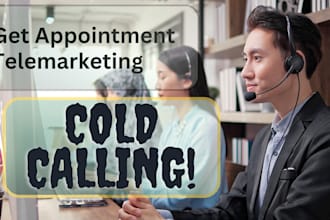 do cold calling, generate sales