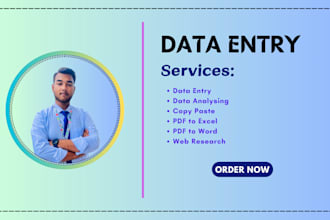 do data entry for your company