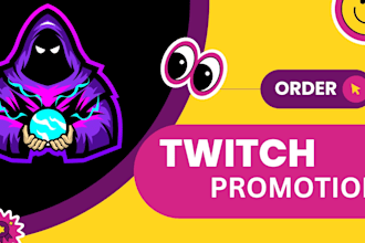 do organic twitch channel promotion for channel growth