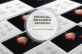design redesign modern brand medical powerpoint presentation conference poster