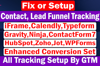 track iframe hubspot calendly typeform jotform gravity ajax lead funnel tracking