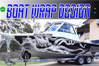 create pro boat bus , truck and bick wrap vehicle wrap racing  car wrap