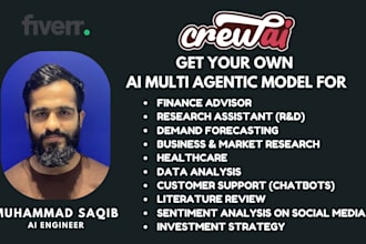 build ai agents for equity research or financial analysis with crewai