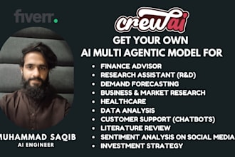 build ai agents for equity research or financial analysis with crewai