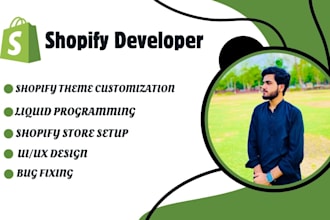 do expert shopify development and front end design