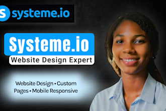 design systeme io website, landing page, automation  expert,  blog, business web