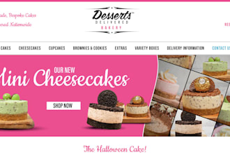 design bakery shopify website taco website pizza website restaurant dropshipping