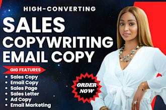 write converting sales copy and sales email copywriting for your email marketing