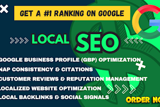 gmb optimization, ranking and google map citation for local SEO backlinks