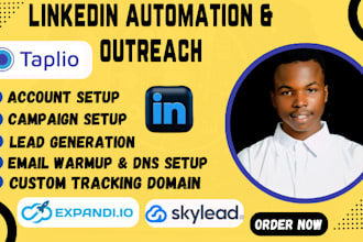 linkedin automation and copywrite for outreach lead generation on expandi io