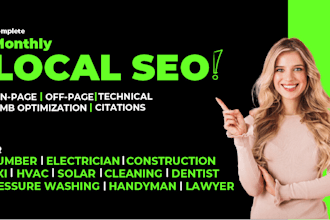 rank local business with monthly SEO services and gmb optimization