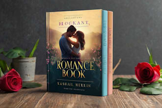 design fantasy book cover, romance book cover, and ebook cover design