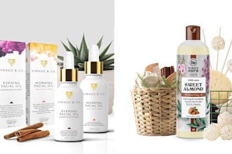 do unique skincare feminine cosmetic logo and product design 24 hours