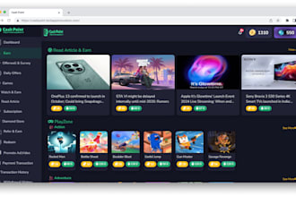 create earning website with offerwall, subscription, advertiser module