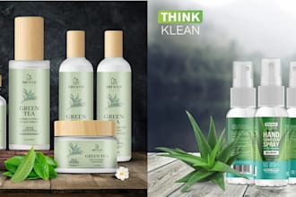 do make feminine skincare cosmetic logo and product design 24 hours